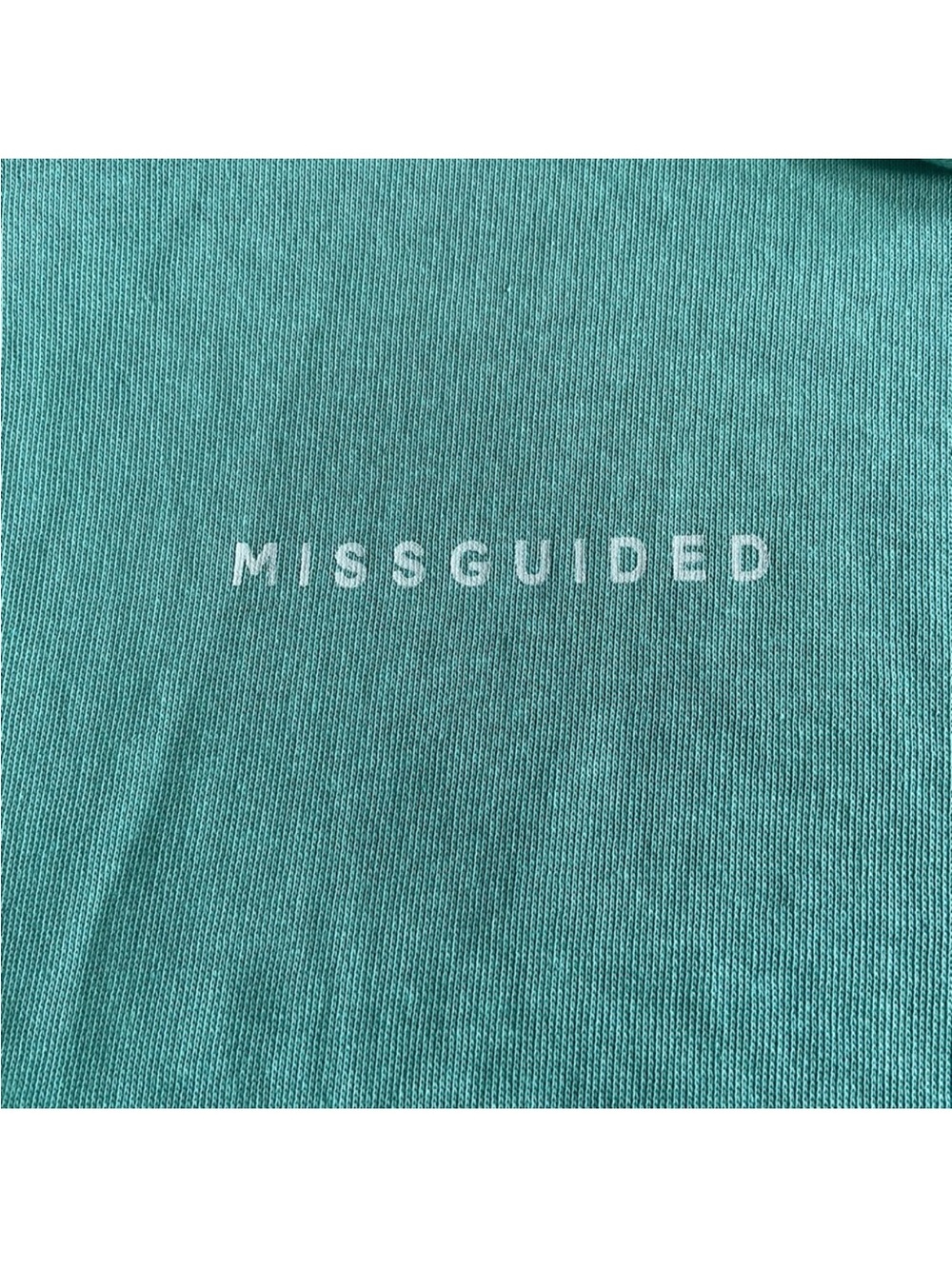☀️ Missguided ☀️ oversized teal hoodie - Picture 3 of 7